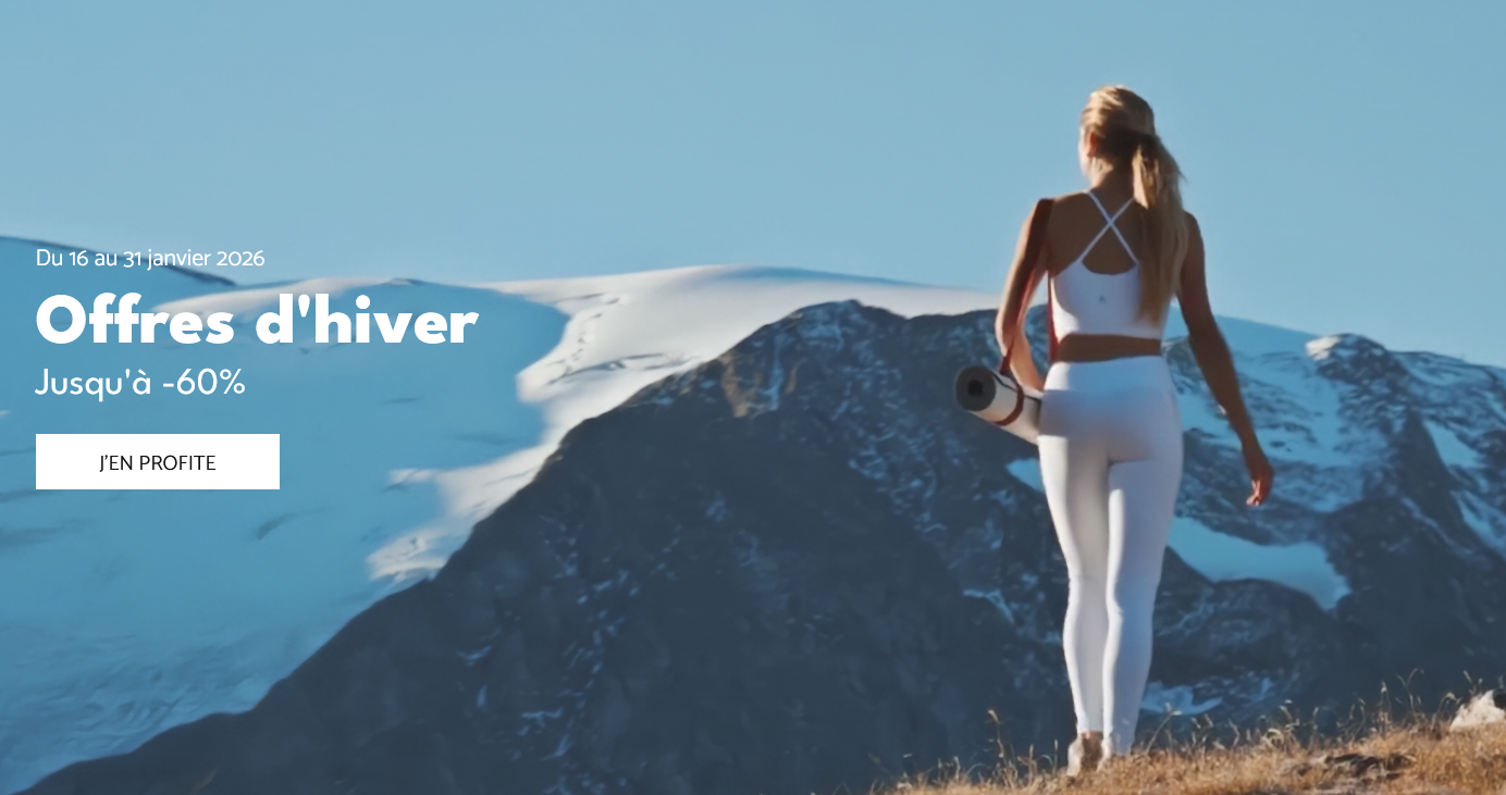 Des pantalons de yoga à -60 % pendant les Offres d'Hiver