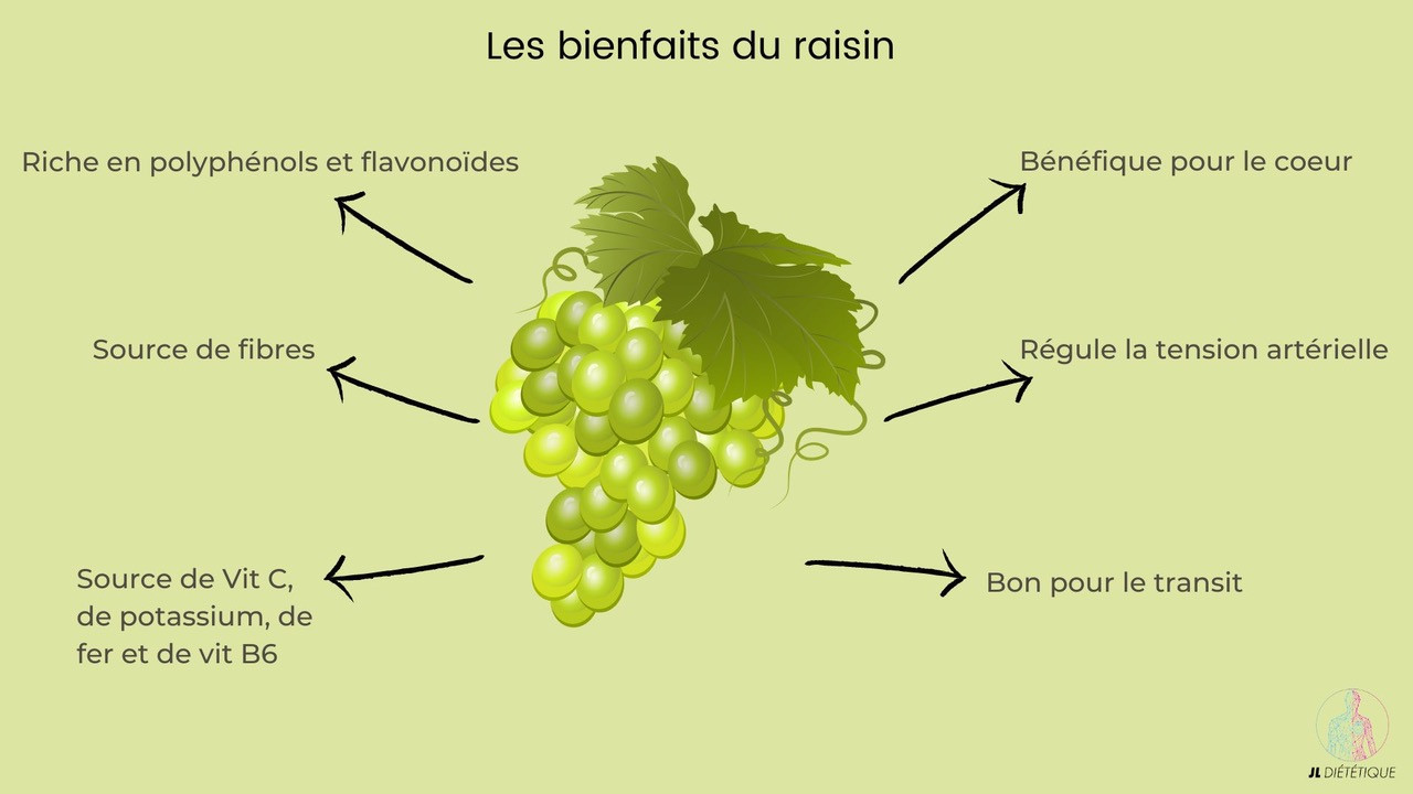 lesbienfaits du raisin