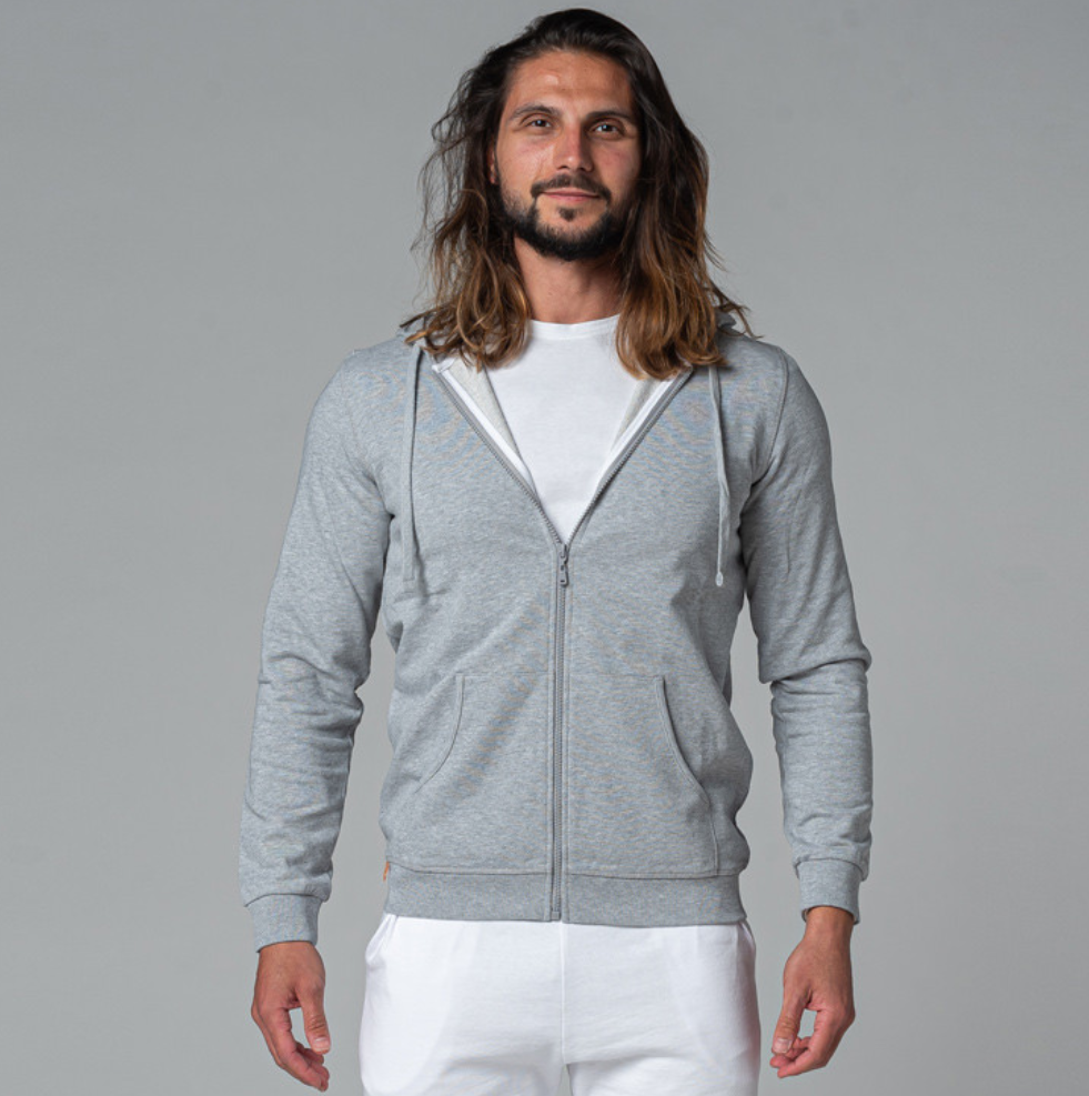 Chin Mudra Noël 2023: Sweat à Capuche Homme 100% Bio