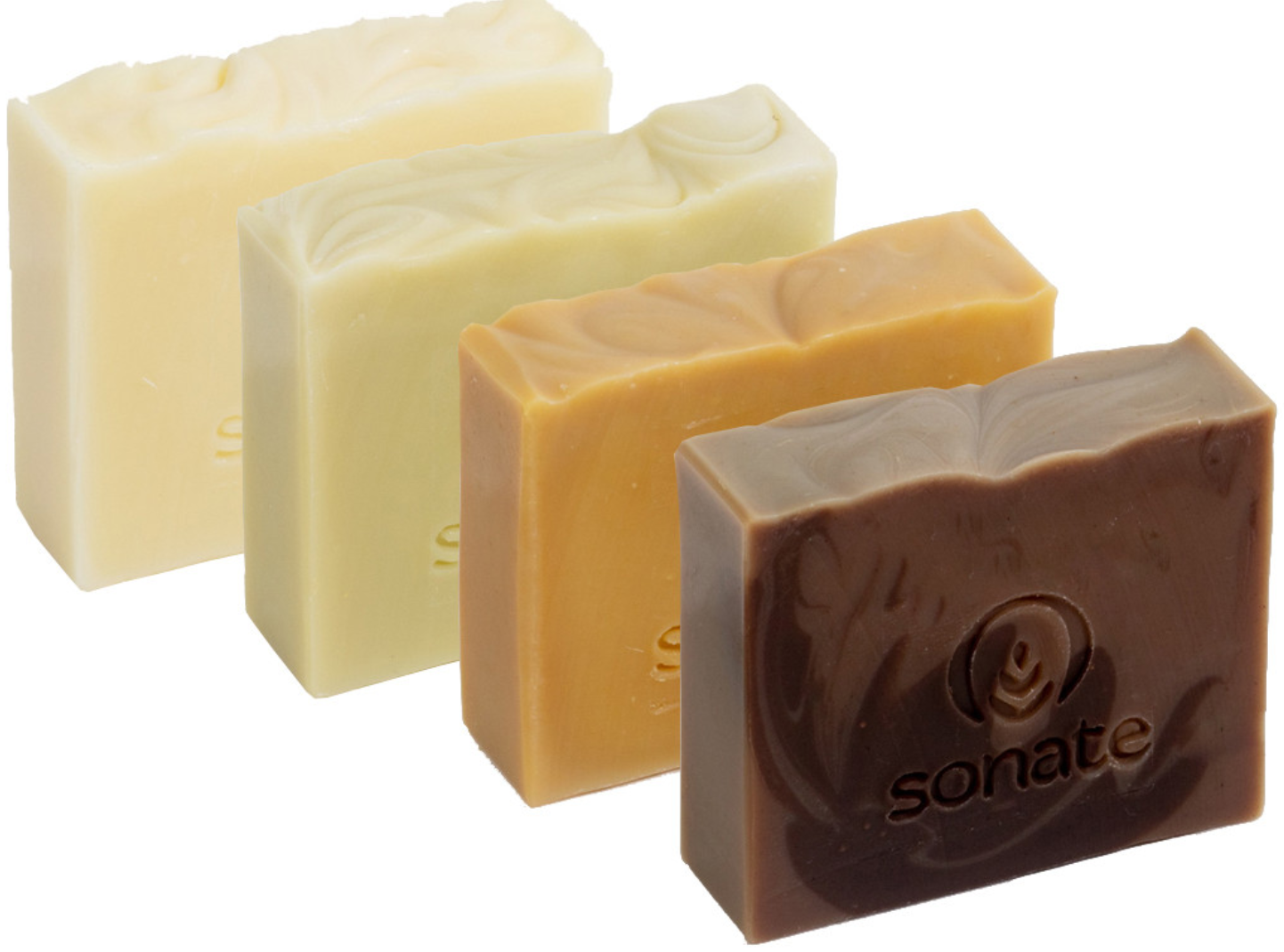 Le coffret Hydra: quatre savons sans huile essentielle