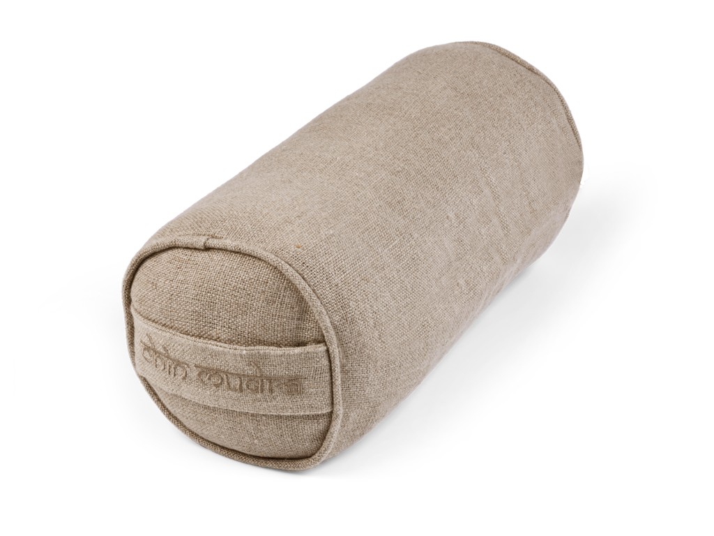 Item Bolster Mini Cylindrique en Chanvre biologique - Épeautre Chanvre naturel