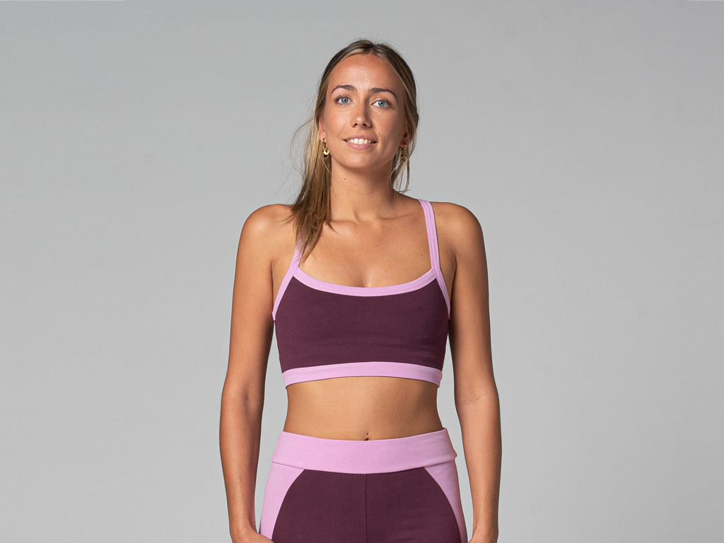 Brassière de yoga Bi-colore - Bio