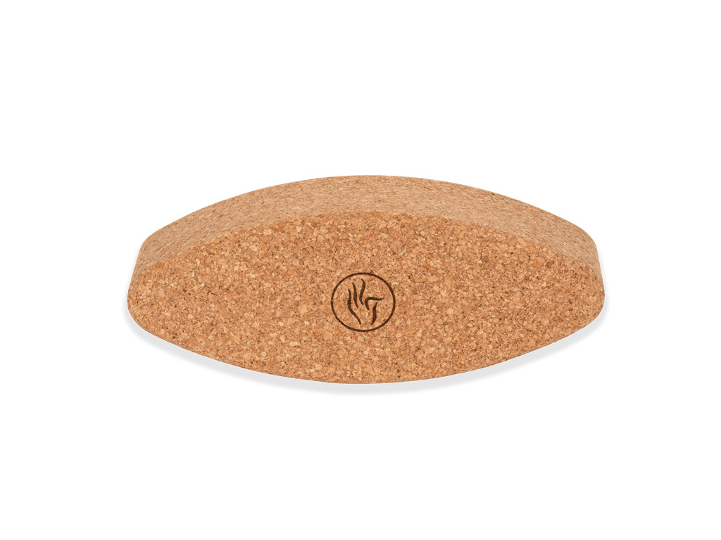 Item Brique de yoga liège ovale Egg 30.5cm x 12cm x 7.5cm