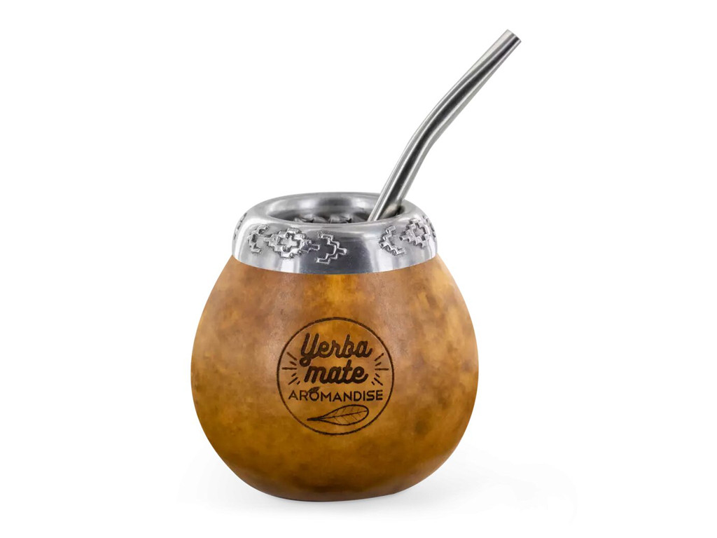 Item Calebasse et bombilla pour maté 200 ml