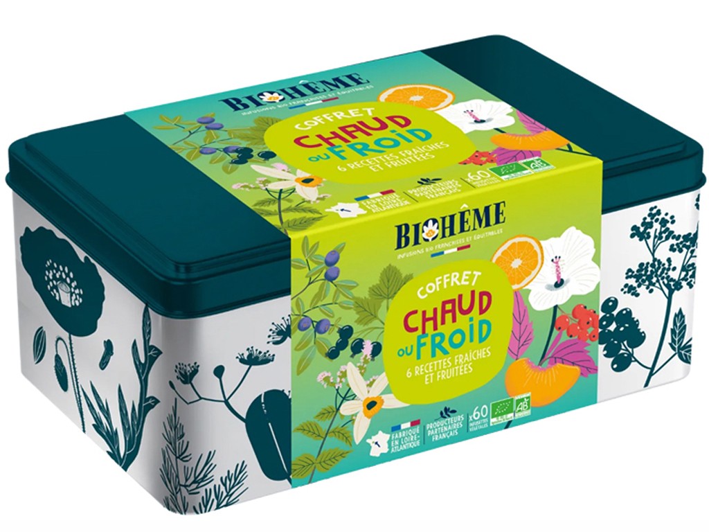 Item Coffret Infusions Chaud ou Froid 60 Infusettes Végétales