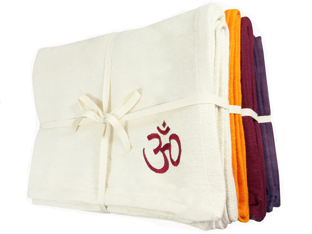 Item Couverture de yoga 100% coton bio 150cm X 200cm Lot de 6