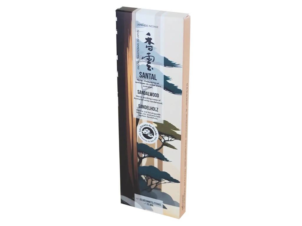 Item Encens Japonais Santal - Jardins du Japon Environ 25 bâtonnets x 25 min