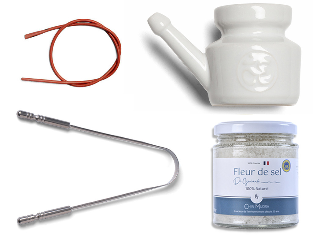 Item Kit Lota Jala Neti complet Porcelaine Blanc 400 ml