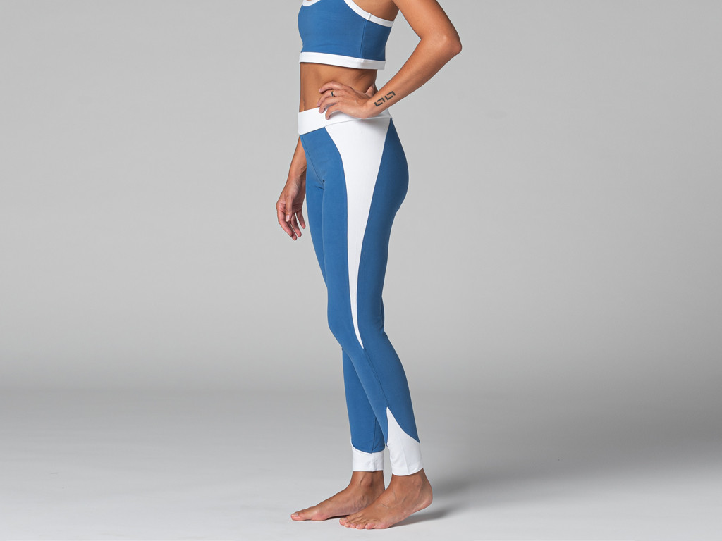 Legging de Yoga Bi-colore - Bio