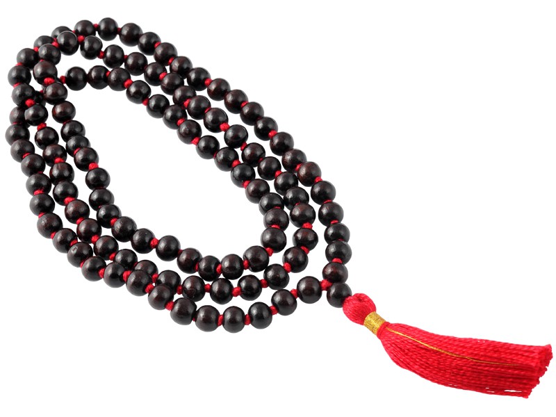 Item Mala 108 perles 8mm Bois de Rose