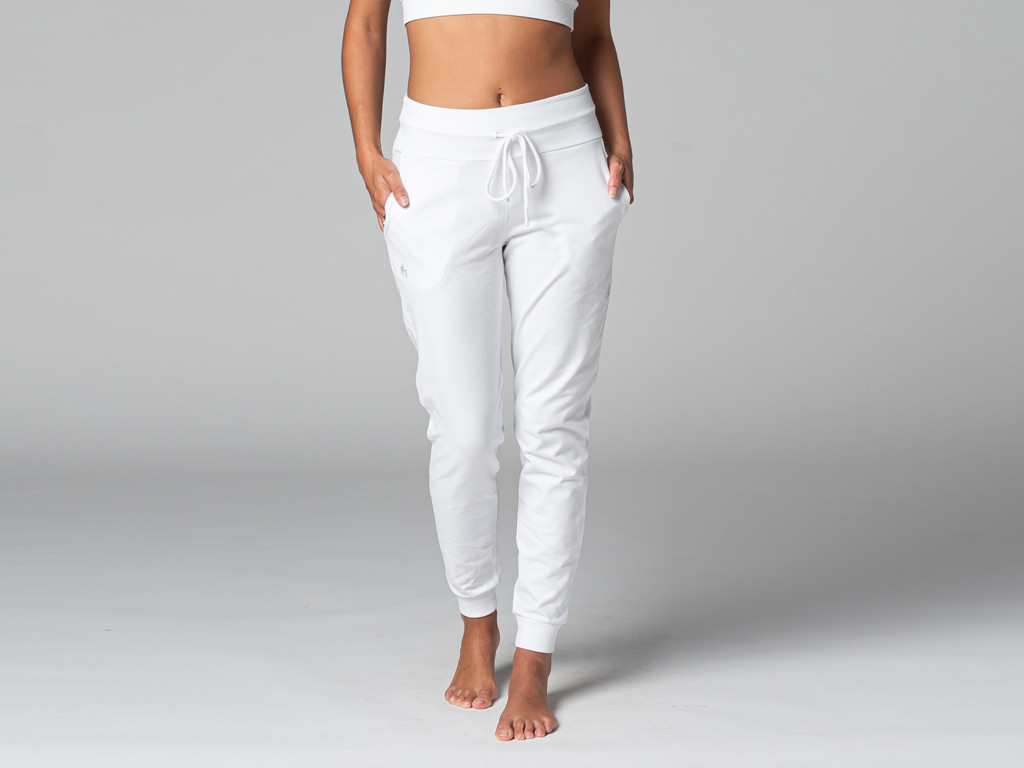 Item Pantalon de Yoga femme Jogg - Bio Blanc