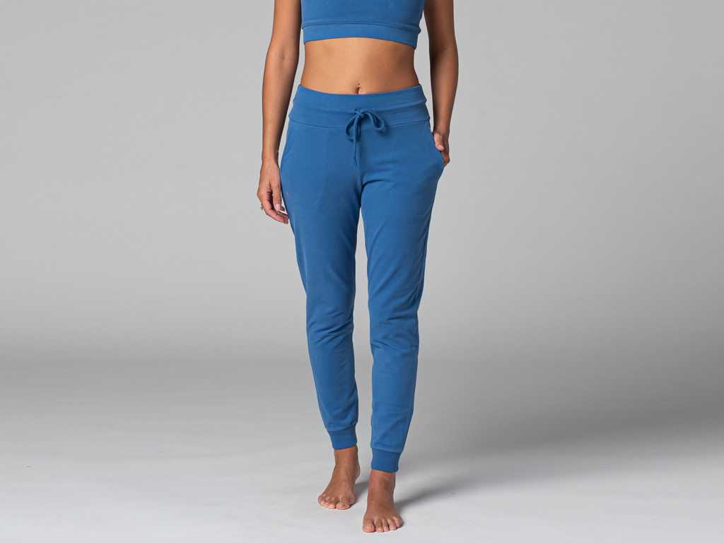 Item Pantalon de Yoga femme Jogg - Bio Bleu Chaud