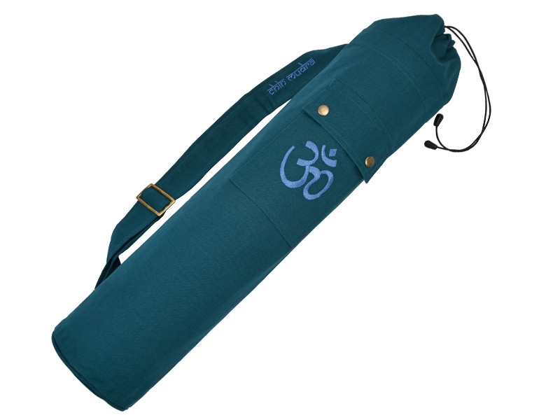 Item Sac à tapis de yoga 100% Coton Bio 90cm x 15cm Bleu