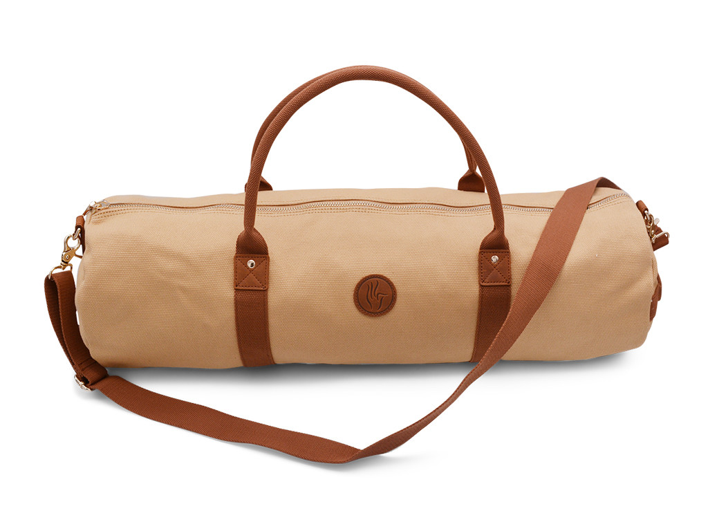 Item Bolsa Marinha Bolsa para Tapete de Yoga - Algodão Areia 70cm x 20cm
