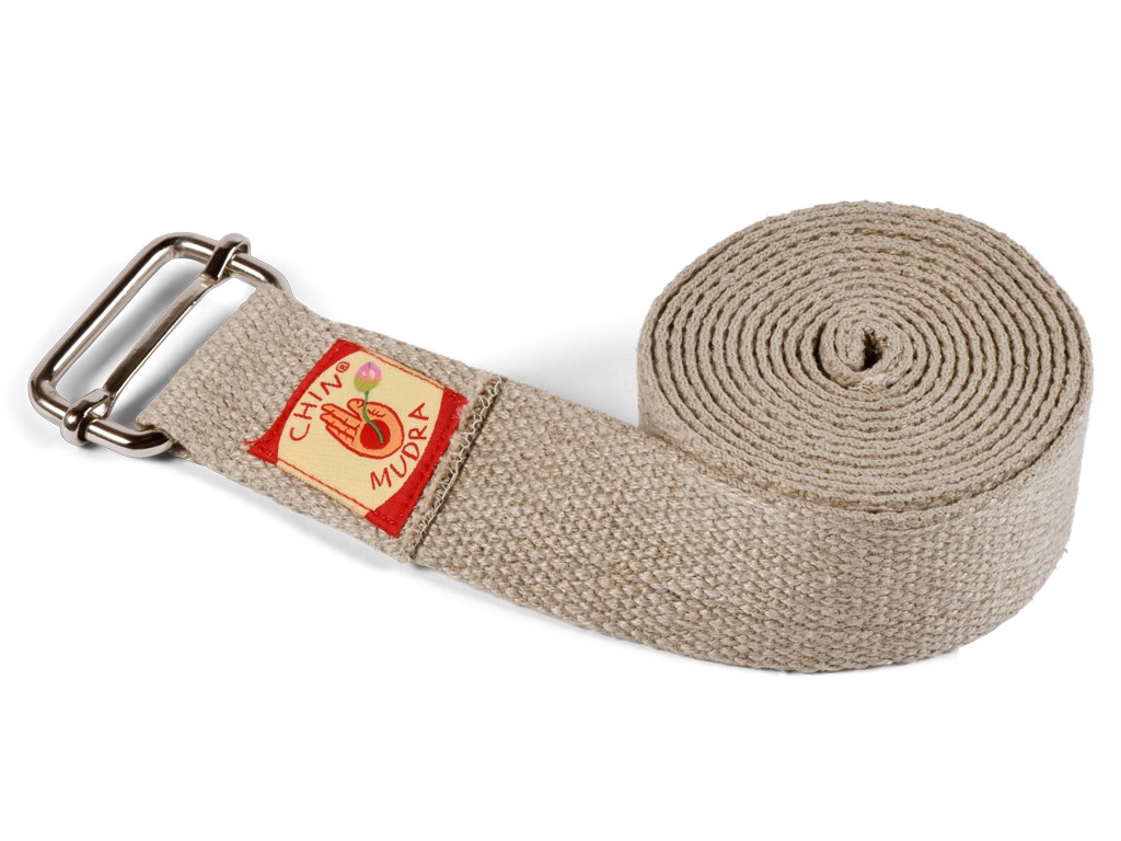 Item Sangle de yoga Chanvre naturel Bio - Boucle Rectangulaire Chanvre Naturel