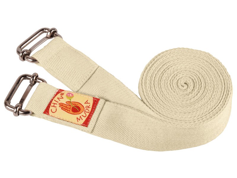 Item Pulseira de ioga Iyengar com fivela dupla 100% orgânica 3 cm x 200 cm
