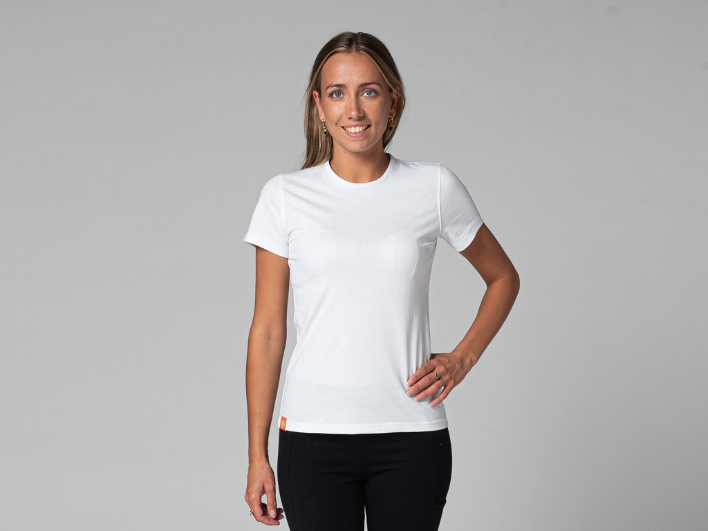 Item T-Shirt TARA M/C Ras du cou - Bio Blanc