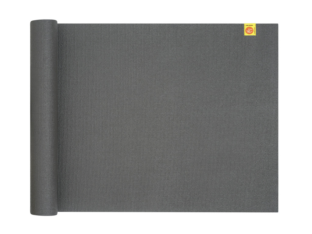 Item Tapete de ioga não tóxico - 183 cm x 61 cm x 4,5 mm Cinza
