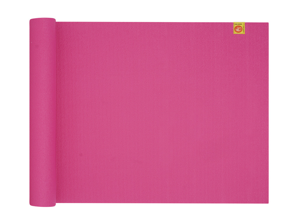Item Tapete de ioga não tóxico - 183 cm x 61 cm x 4,5 mm Rosa indiana
