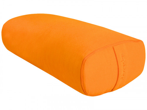Bolster de yoga Ovale EPEAUTRE 100 % coton Bio 60 cm x15 cm x 30 cm