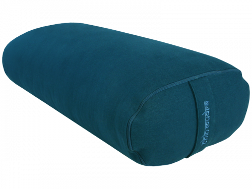 Bolster de yoga Ovale KAPOK 100 % coton Bio 60 cm x15 cm x 30 cm