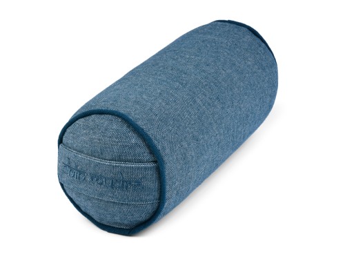Bolster Mini Cylindrique en Chambray de coton biologique - Épeautre