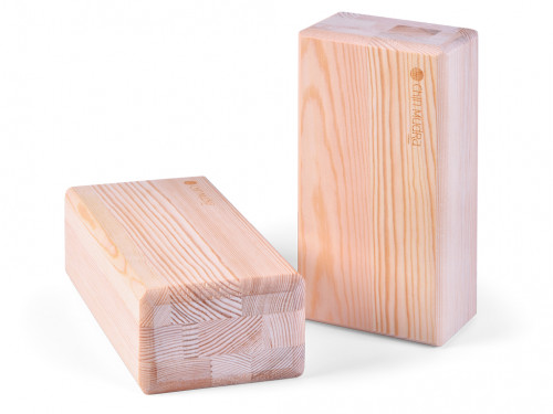Brique en bois massif