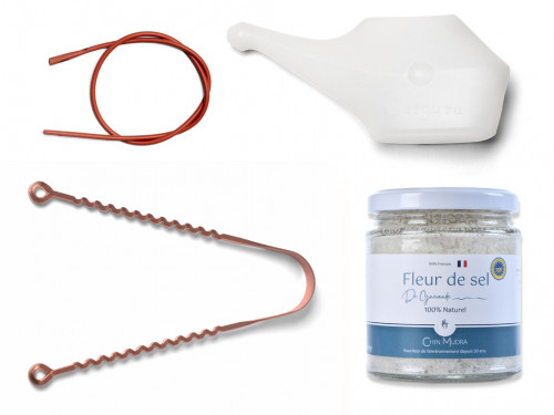 Kit Lota Jala Neti complet Cuivre