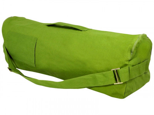 Bolsa para tapete de ioga elegante e moderna, 100% algodão orgânico, 80 cm x 17 cm.