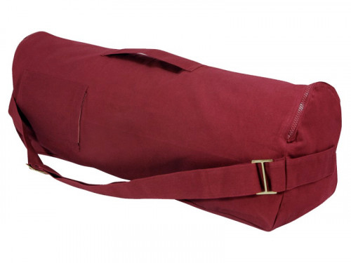 Bolsa para tapete de ioga elegante e moderna, 100% algodão orgânico, 80 cm x 17 cm.