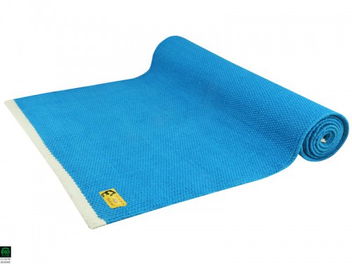 Tapete de ioga Taj 100% algodão orgânico - 2 m x 66 cm x 5 mm